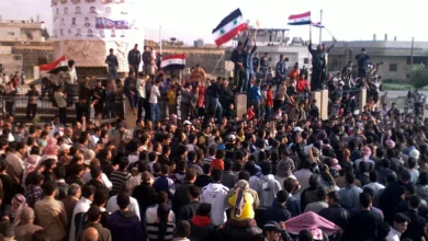 المظاهرات في درعا