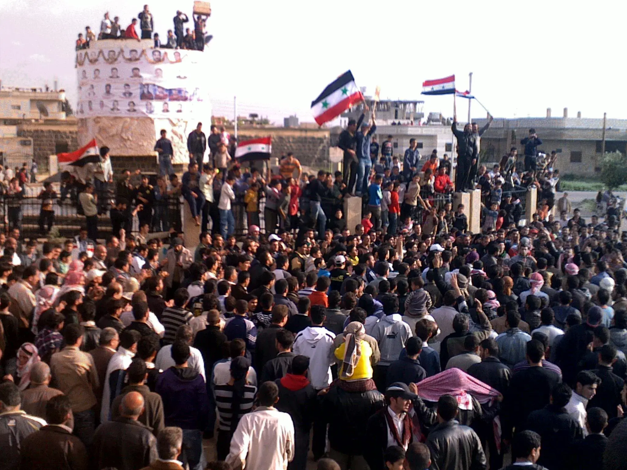 المظاهرات في درعا