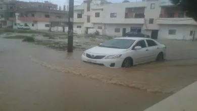 العاصفة زوزو في طرطوس