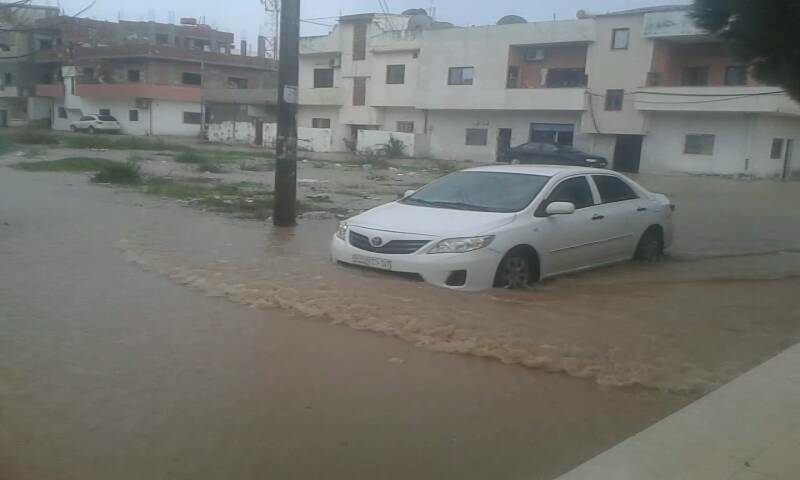 العاصفة زوزو في طرطوس