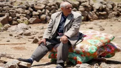 نازح من الجنوب السوري