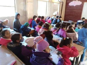 تلاميذ في مدرسة بالقامشلي