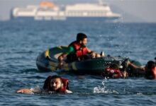 غرق سوريين في البحر
