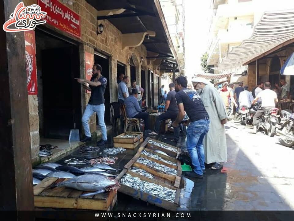 حركة نشطة في ساحة السمك بمدينة بانياس - سناك سوري