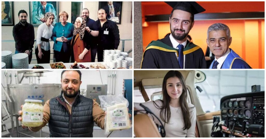 لاجئون سوريون حققوا نجاحات في غربتهم