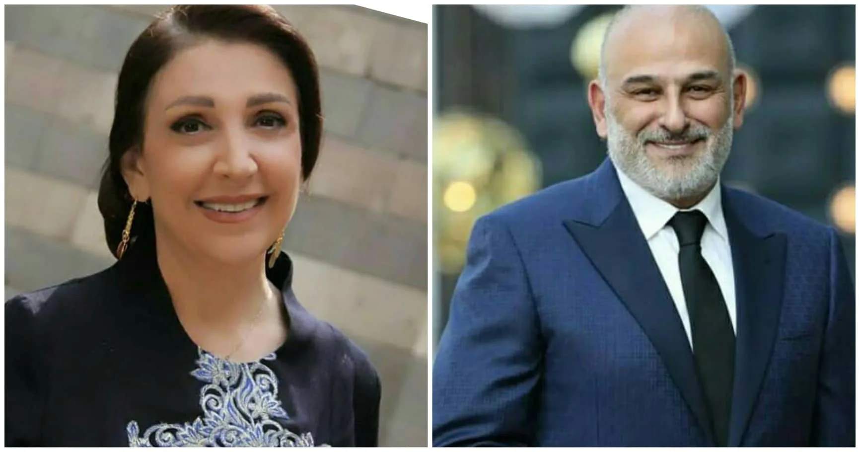 وفاء موصللي وجمال سليمان