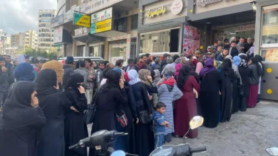 طابور خبز في لبنان