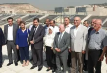 افتتاح مشروع الطاقة الشمسية