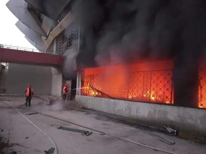 حريق، حلب