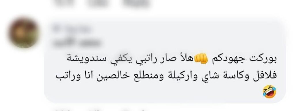 تعليقات الفلافل