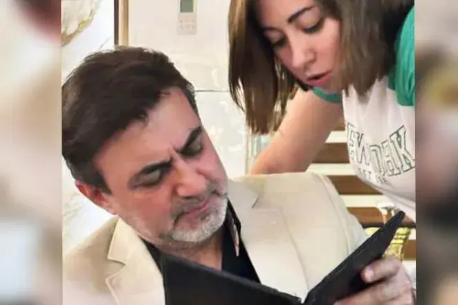 فراس ابراهيم وابنته