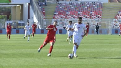 مباراة سوريا وفلسطين دورة الألعاب العربية