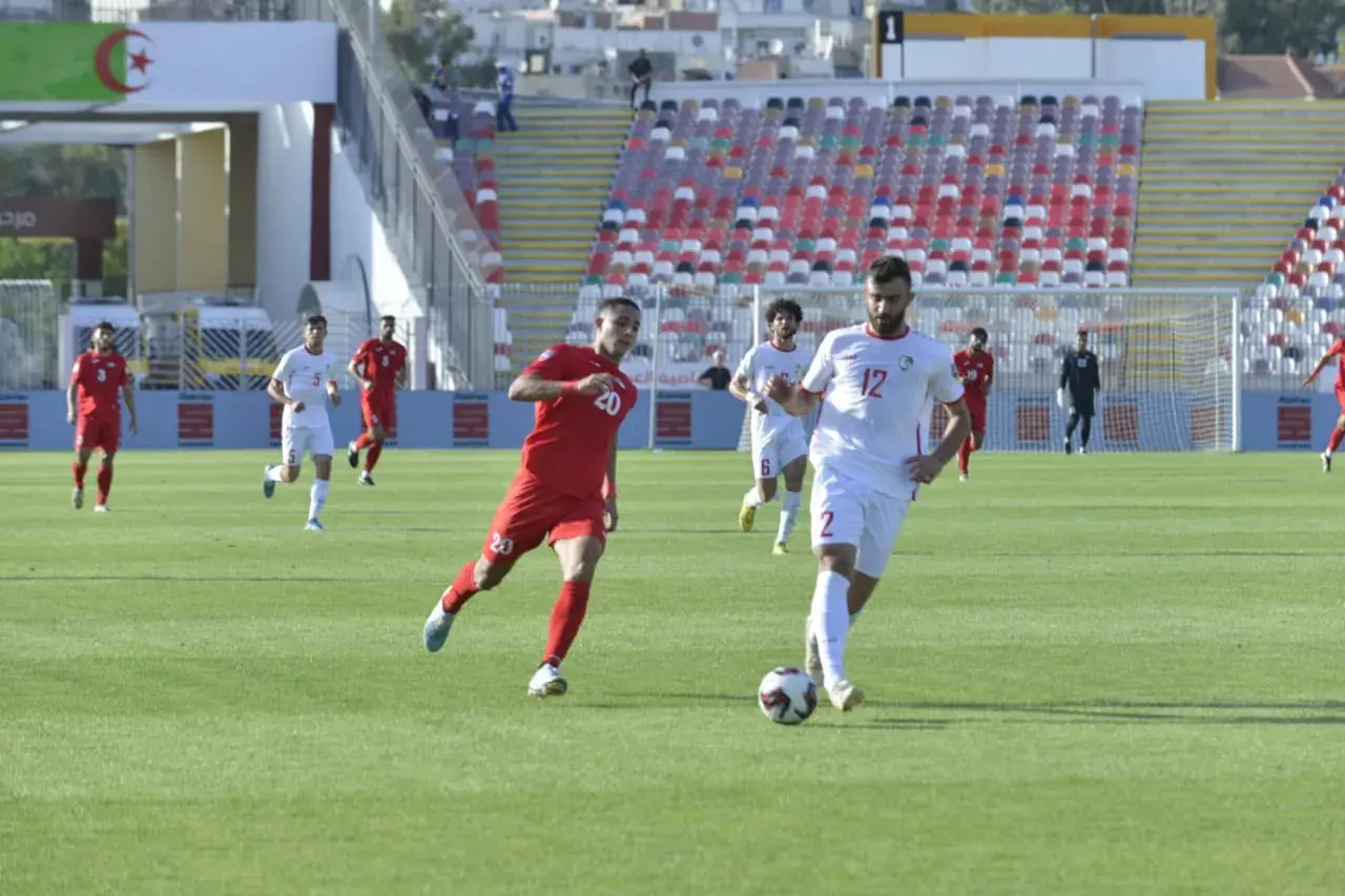 مباراة سوريا وفلسطين دورة الألعاب العربية