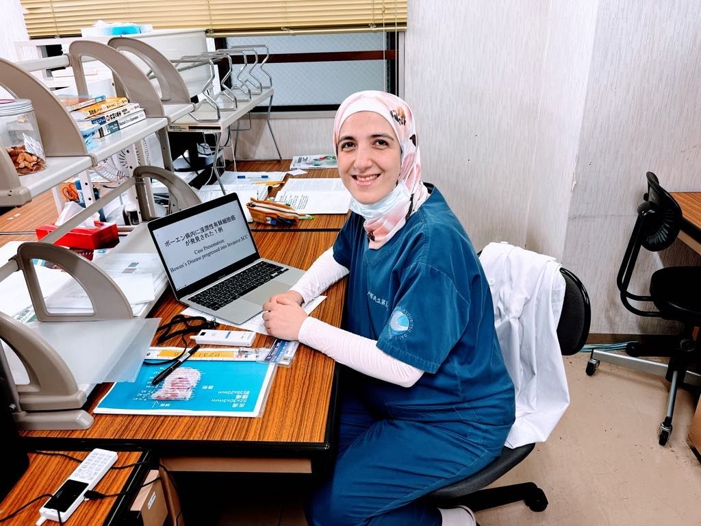 الطبيبة السورية ميرنا عيروض في اليابان