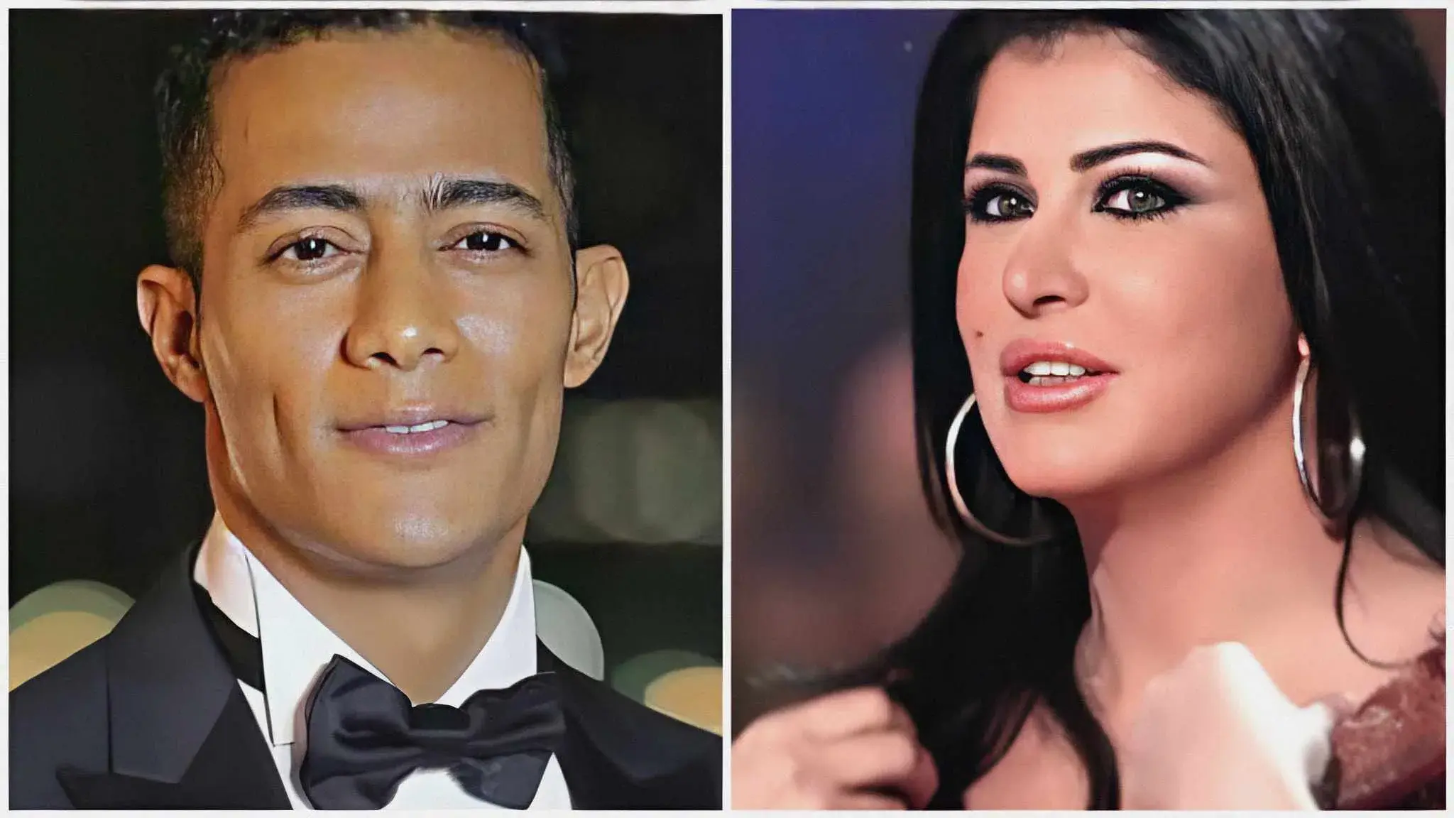 جمانة مراد ومحمد رمضان