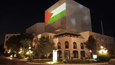 دار الأوبرا علم فلسطين