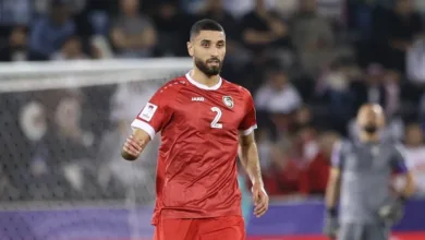 أيهم أوسو في أول ظهور مباراة سوريا أوزبكستان