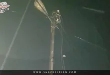 سرقة أكبال الكهرباء قرية البيضا