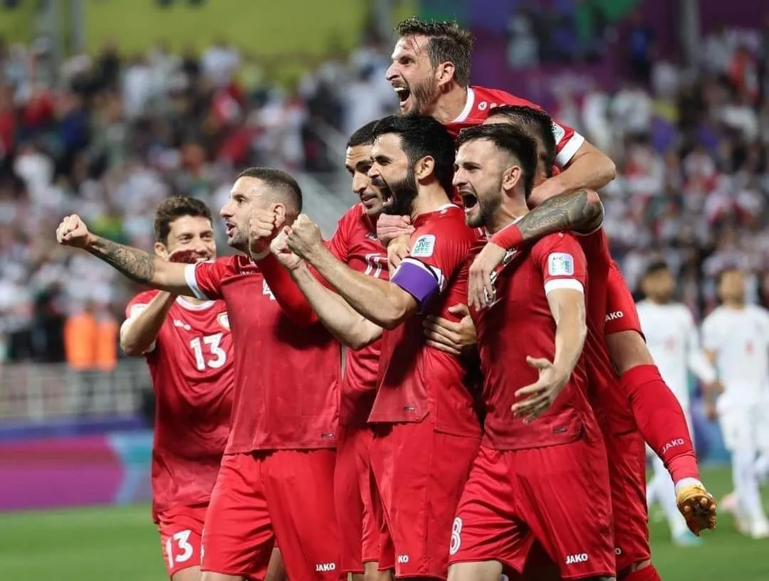 لاعبو منتخب سوريا