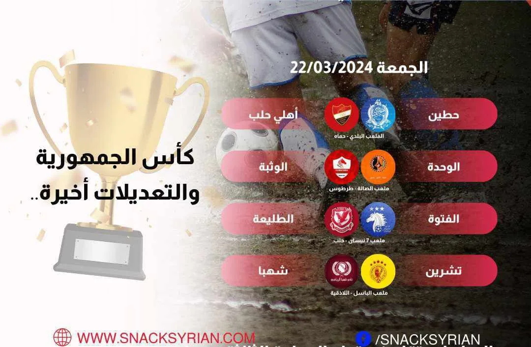 تعديلات بطولة كأس الجمهورية
