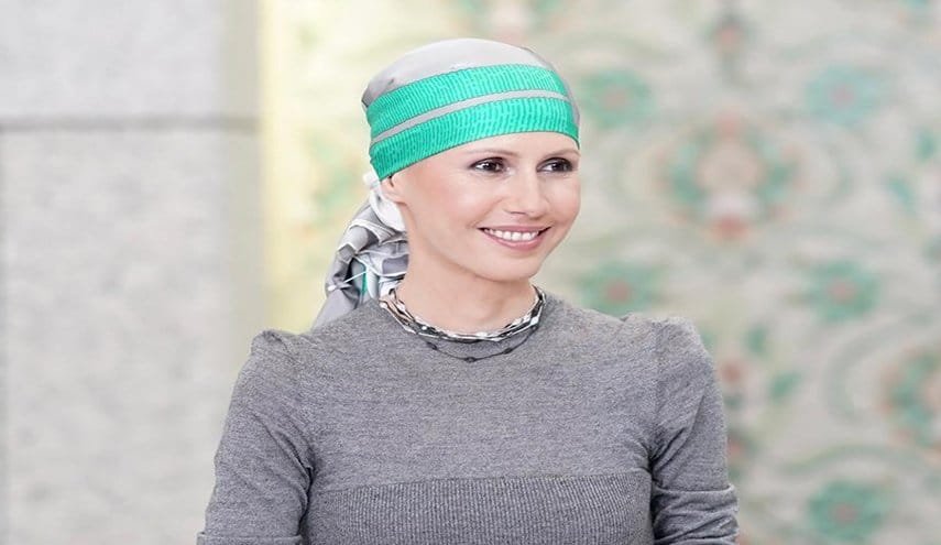 إصابة أسماء الأسد باللوكيميا