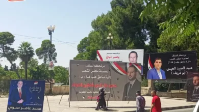 حملات المرشحين لمجلس الشعب في مدينة حلب