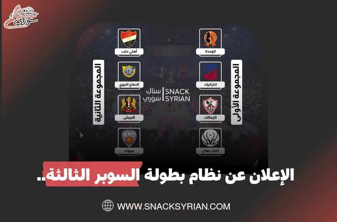 الإعلان عن نظام بطولة السوبر الثالثة