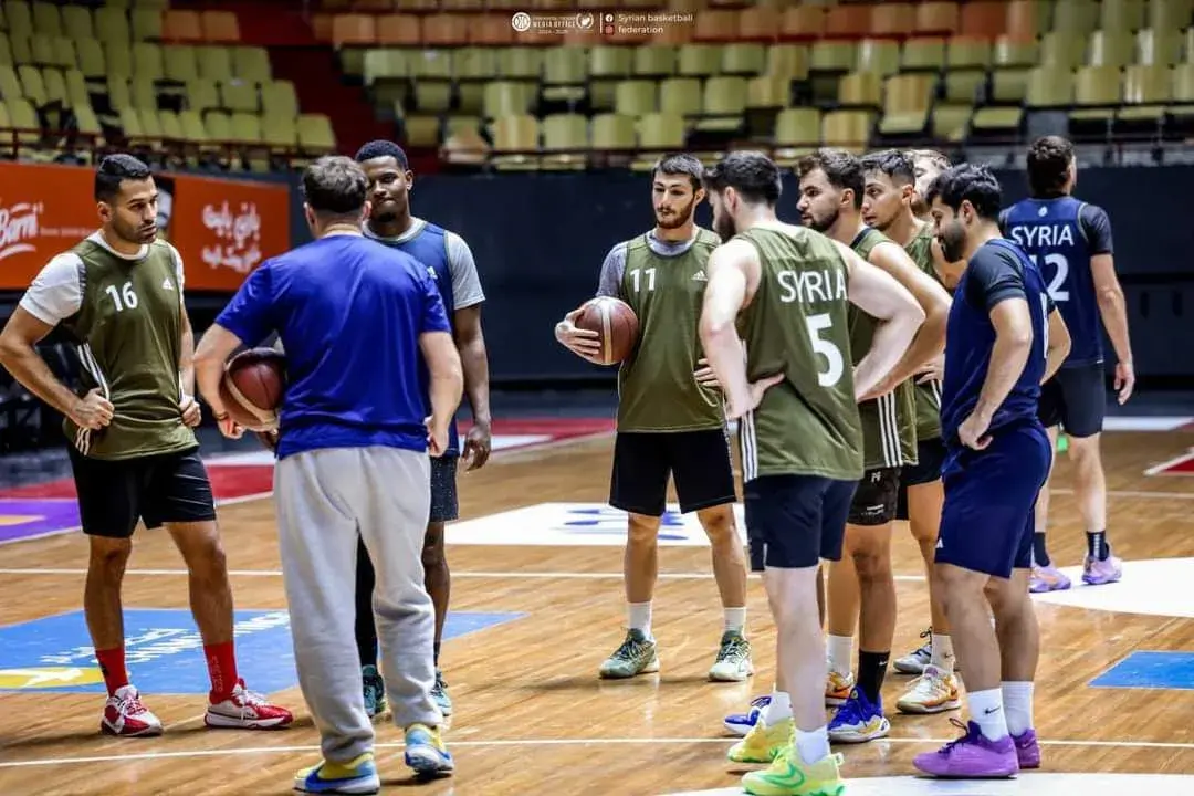 تدريبات منتخب سوريا - المنتخبات السورية لكرة السلة فيسبوك