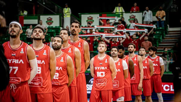 منتخب سوريا أمام لبنان - الموقع الرسمي للاتحاد الدولي بكرة السلة