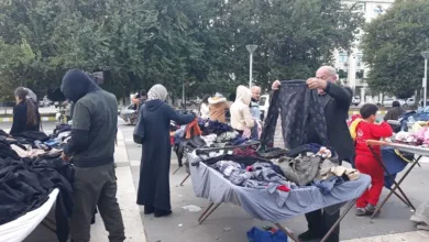 انتشار البالة في شوارع طرطوس