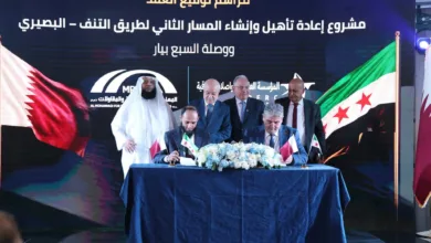 توقيع عقد إعادة تأهيل طريق التنف- البصيري